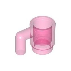 Tasse, transparent pink