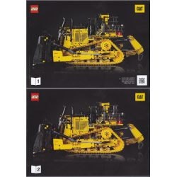 Bauanleitung & Sticker 42131 Cat D11 Bulldozer