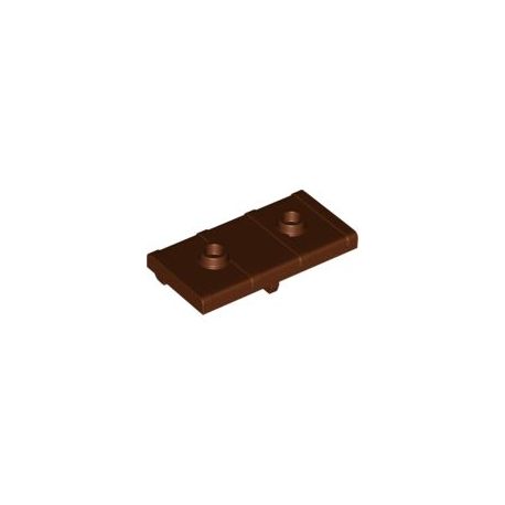 Deckel flach, für Kiste 2x4, braun
