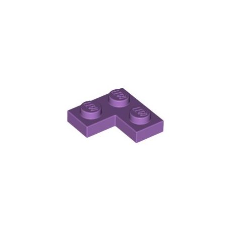 Platte 2x2 Winkel / Ecke, violett