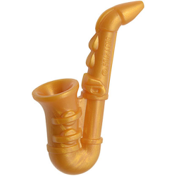 Saxofon, gold matt