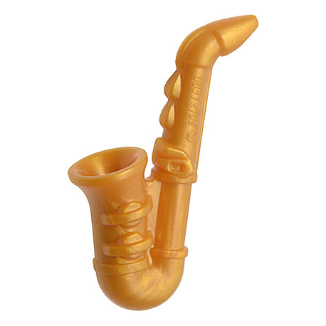 Saxofon, gold matt