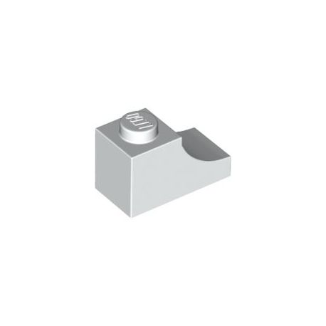 Bogen 1x2 inv, weiss