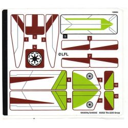Sticker 75333 Obi-Wan Kenobi's Jedi Starfighter