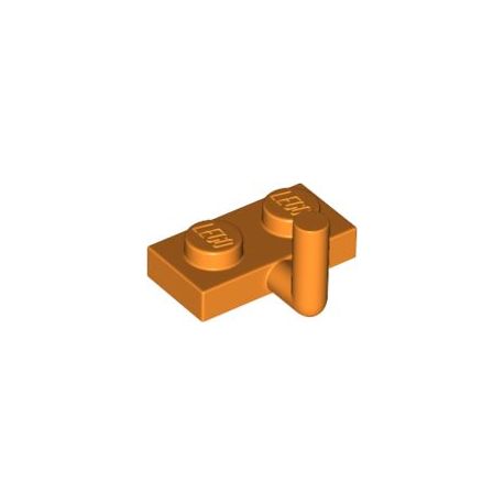 Platte 1x2 mit Haltestange, orange