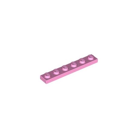 Platte 1x6, hellpink