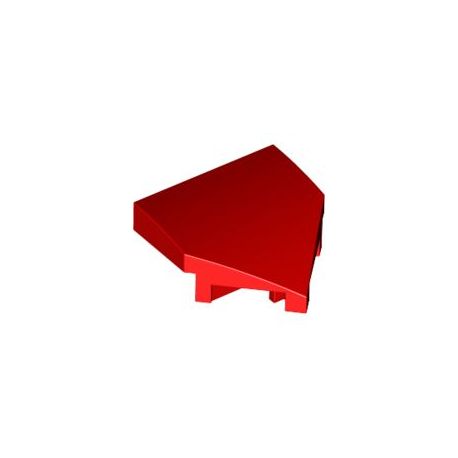 Bogen 2x2x2/3 spitz, rot