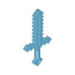 Minecraft Schwert, azurblau