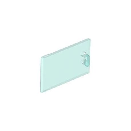 Schranktür 3x2, transparent hellblau