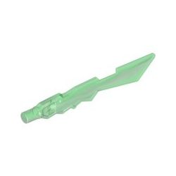 Ninjago Schwert, schartige Klinge, transparent hellgrün