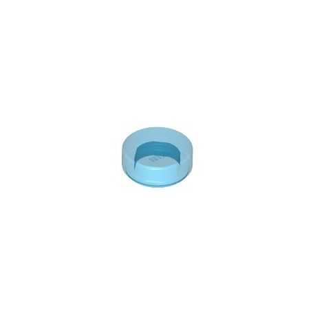 Fliese / Kachel 1x1 rund, transparent dunkelblau