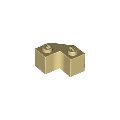 Stein 2x2 Winkel, abgeschrägt, beige