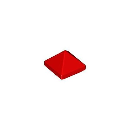 Schrägstein / Pyramide 1x1x2/3, rot