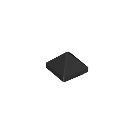 Schrägstein / Pyramide 1x1x2/3, schwarz