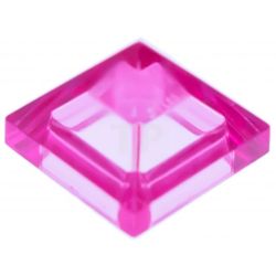 Schrägstein / Pyramide 1x1x2/3, transparent pink