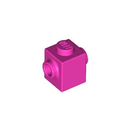 Stein 1x1 mit 2 seitlichen Noppen, pink