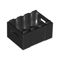 Kiste 3x4, schwarz