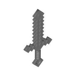 Minecraft Schwert, dunkelgrau