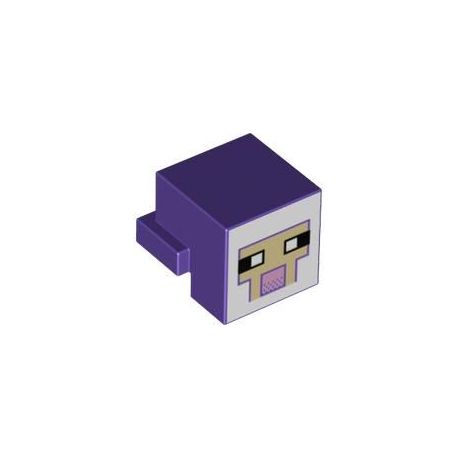 Minecraft Schafkopf, dunkelviolett
