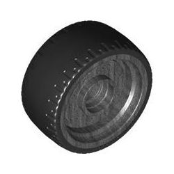 Felge mit Pinloch (fixierter Reifen) 24mm x 12mm, titangrau